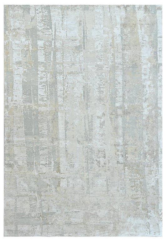 Silken Strata Hand Knotted Rug