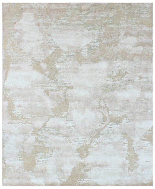 Beige Cloud Bamboo Silk & Wool Rug