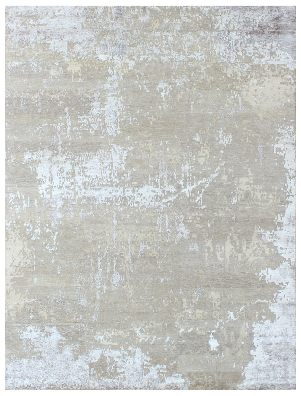 Still Earth Hadn Knotted Area Rug