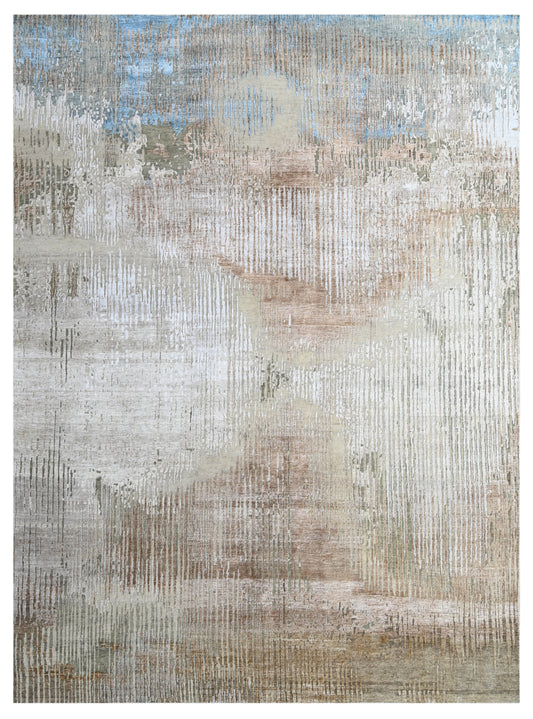 Desert Pearl Modern Hand Knotted Area Rug