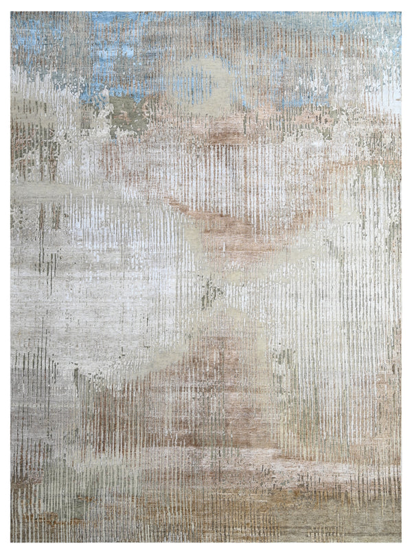 Desert Pearl Modern Hand Knotted Area Rug