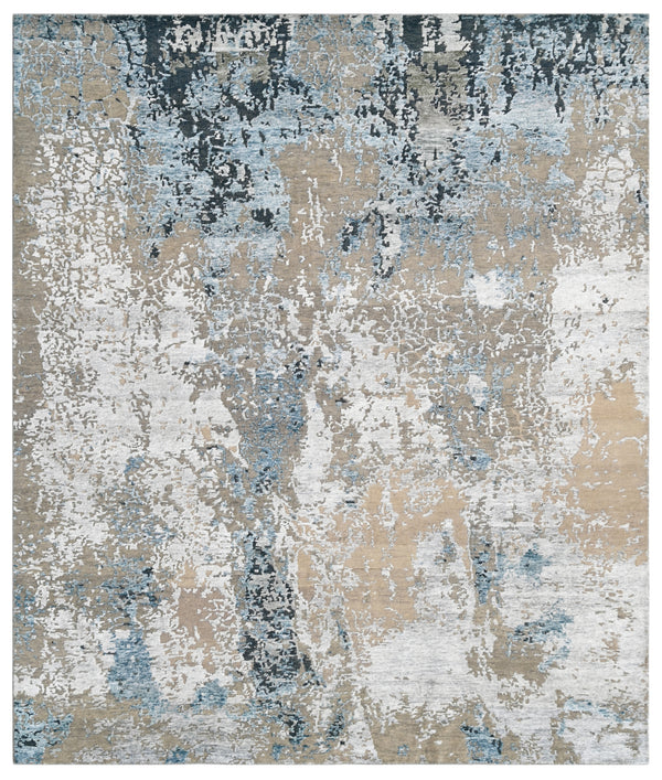 Sand & Ocean Contemporary Hand Knotted Rug