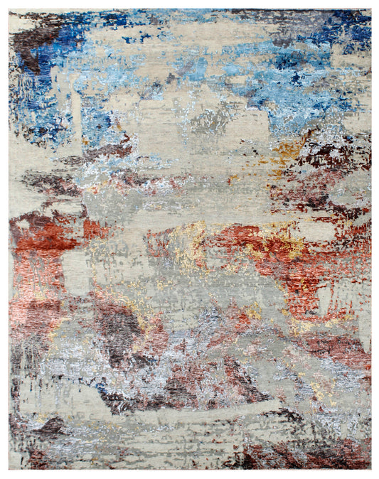 Sunset Mirage Hand Knotted Rug