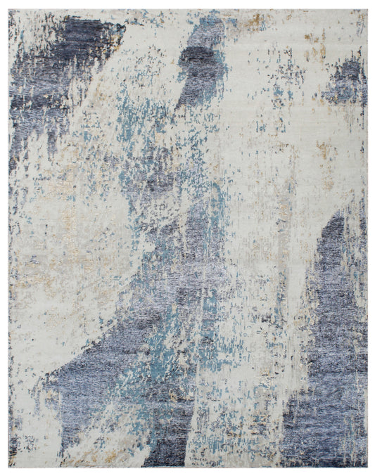 Nordic Tide Modern Hand Knotted Rug