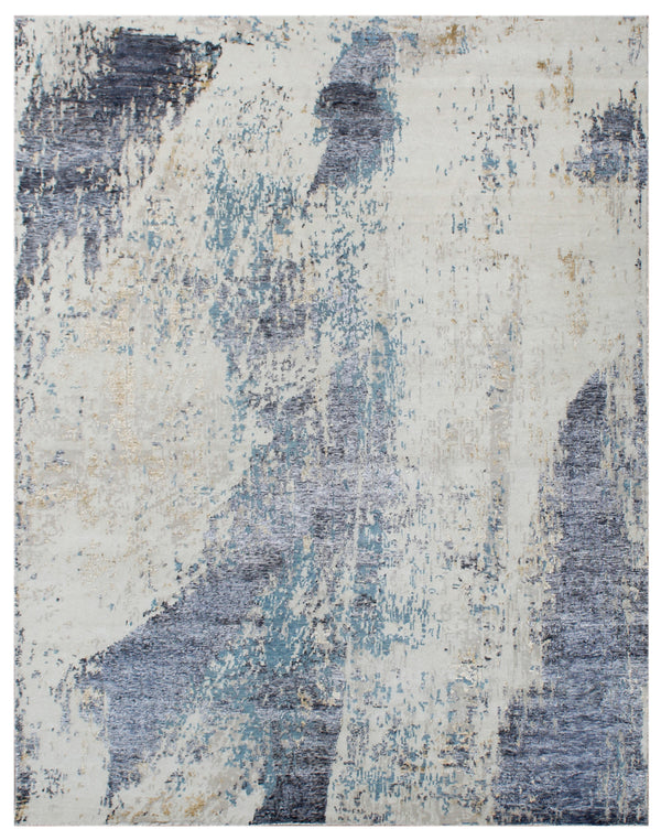 Nordic Tide Modern Hand Knotted Rug
