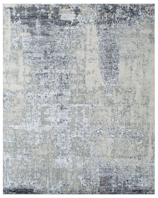 Jagged Ice Hand Knotted Area Rug