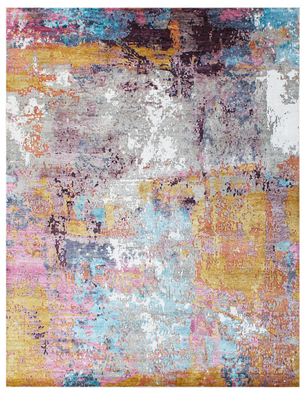 Aurora Luxe Hand Knotted Bamboo Silk Rug