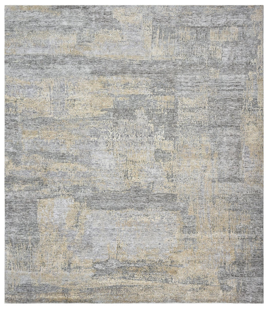 Earth Mist Hand Knotted Bamboo Silk Rug