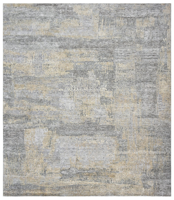 Earth Mist Hand Knotted Bamboo Silk Rug