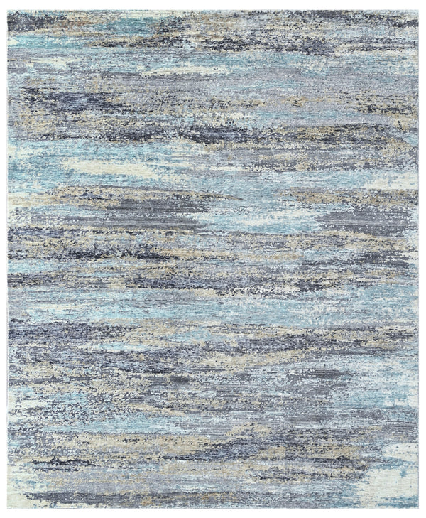 Coastal Veil Hand Knotted Bamboo Silk Rug