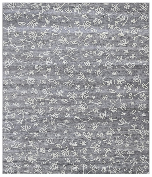 Botanical Whisper Hand Knotted Bamboo Silk Rug