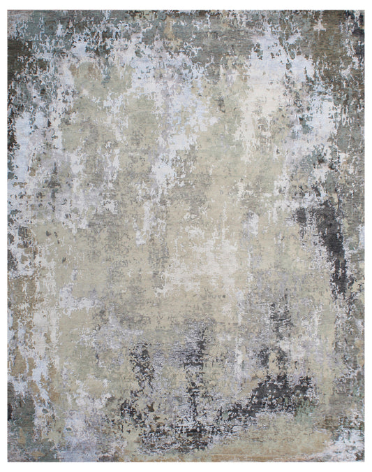 Charcoal Canvas Hand Knotted Area Rug