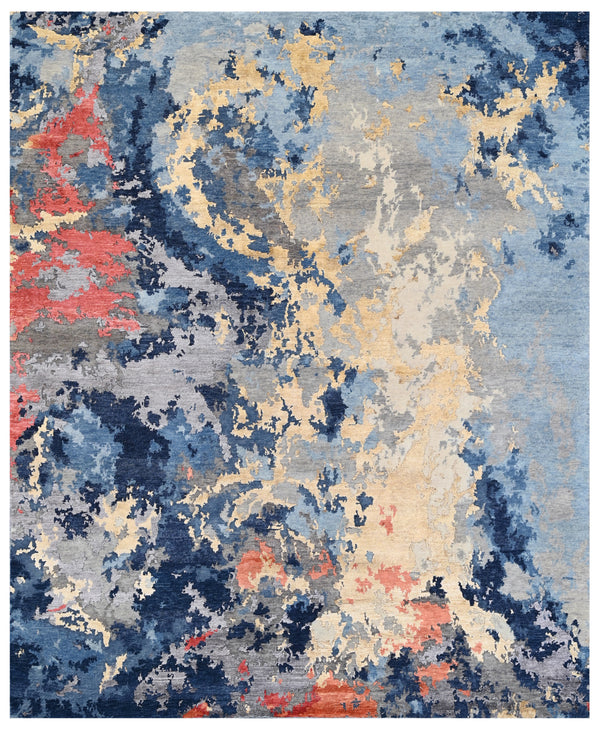 Azure Royale Hand Knotted Rug