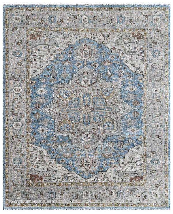 Azure Memory Hand Knotted Rug