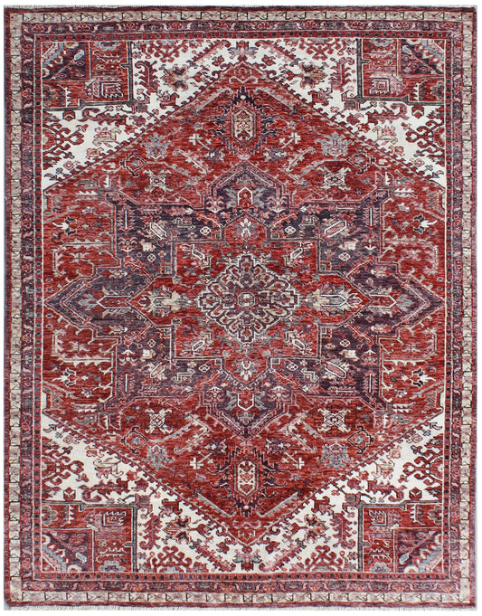 Sergio Distressed Hand Knotted Rug