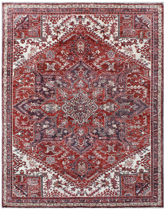 Sergio Distressed Hand Knotted Rug