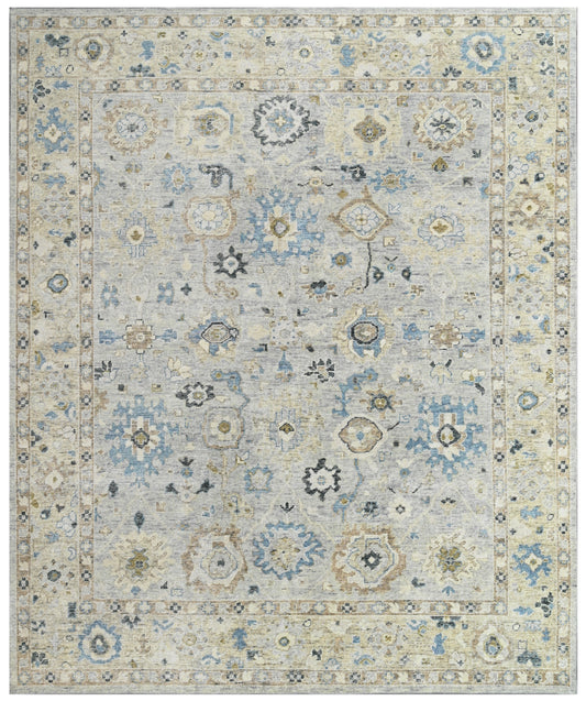 Celeste Hand Knotted Designer Wool Rug