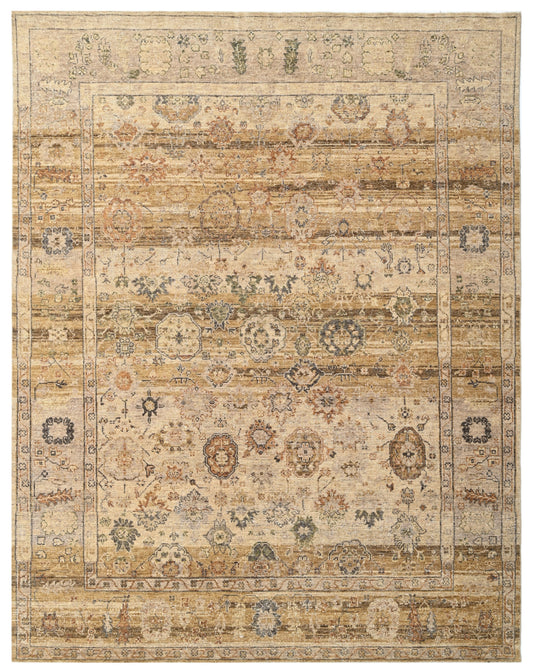 Amber Chateau Heritage Hand Knotted Designer Wool Rug