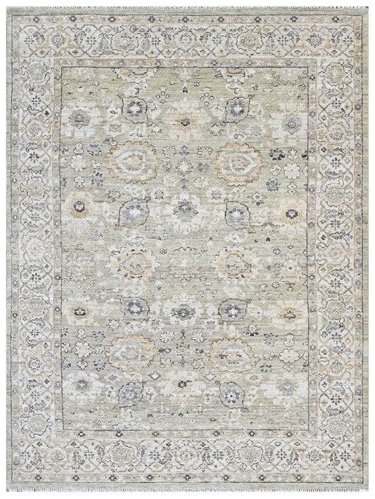 Verdant Estate Artisan Hand Knotted Wool Rug