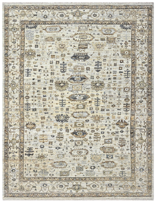 Maison Chalk Heritage Designer Hand Knotted Rug