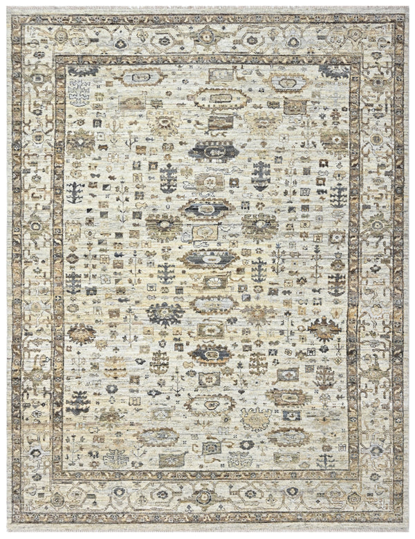 Maison Chalk Heritage Designer Hand Knotted Rug