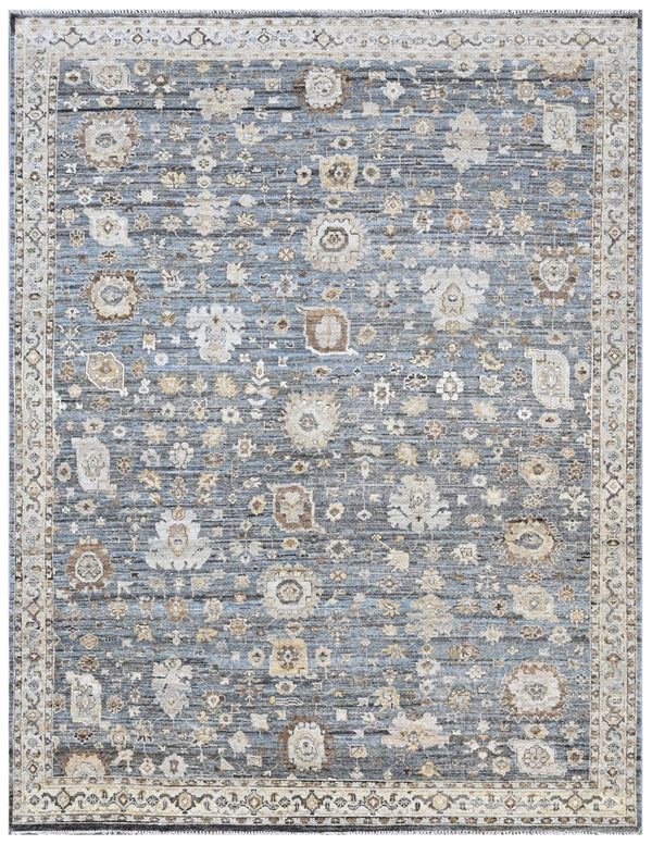 Skyline Estate Blue Heritage Hand Knotted Wool Carpet
