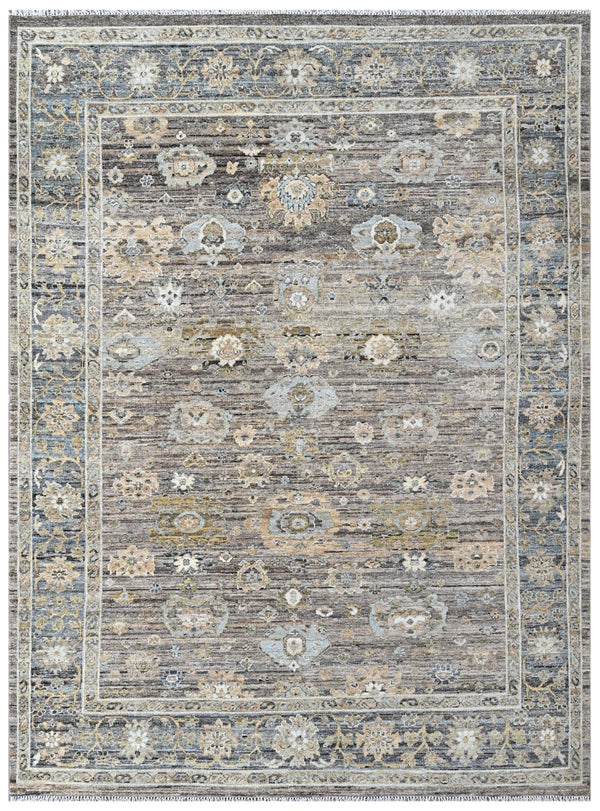 Imperial Mist Hand Knotted Designer Estate Rug