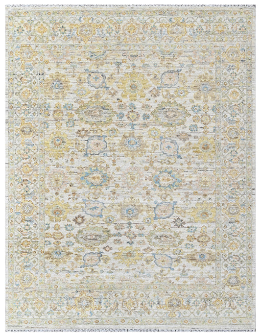 Powder Crest Hand Knotted Heritage Wool Rug