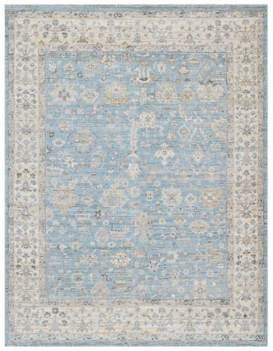 Azure Manor Hand Knotted Heritage Wool Rug