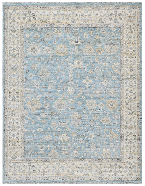 Azure Manor Hand Knotted Heritage Wool Rug