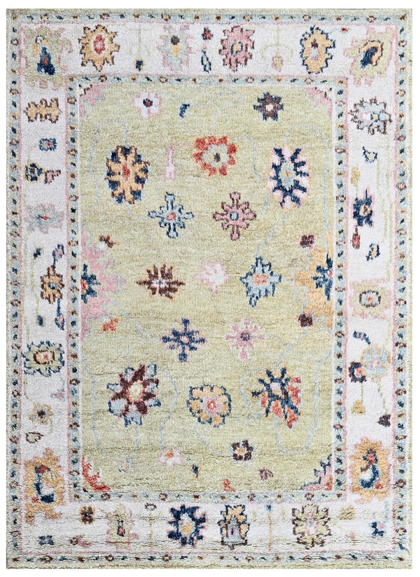Pastel Garden Hand Knotted Rug