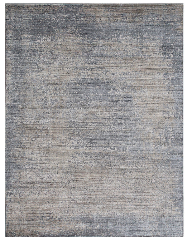Charcoal Tan Elegance Hand Loom Rug