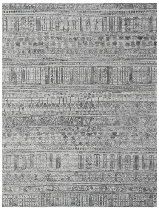 Stone Etch Hand Loom Rug