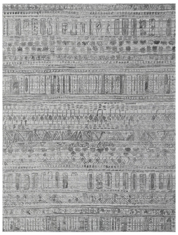 Stone Etch Hand Loom Rug