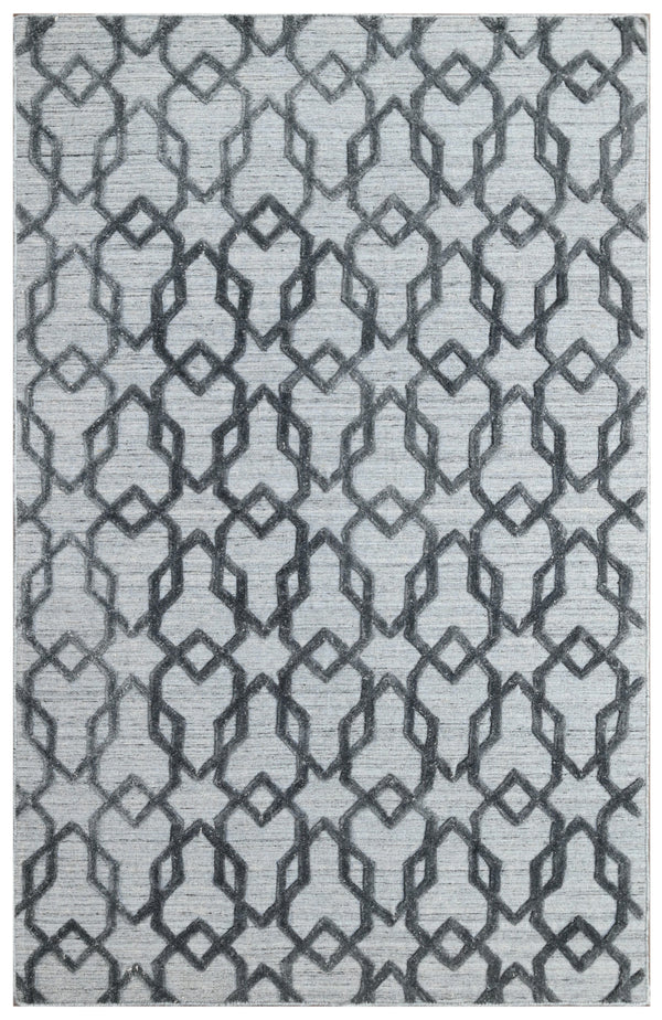 Eclipse Pattern Hand Loom Rug