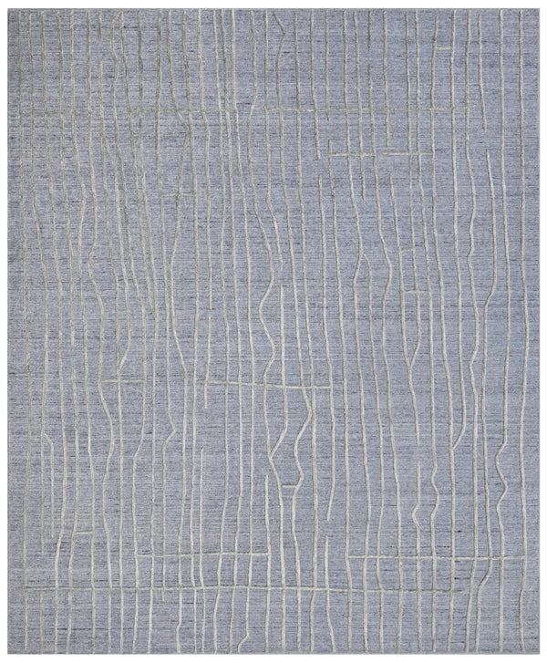Carbon Stream Elegance Hand Loom Rug