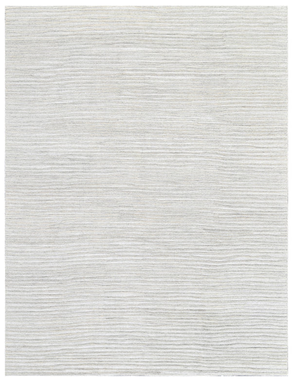 Slate Grey Minimalist Hand Woven Overtuft Rug